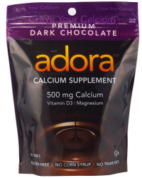 アドラ カルシウムサプリメント（ダークチョコレート） パッケージ画像