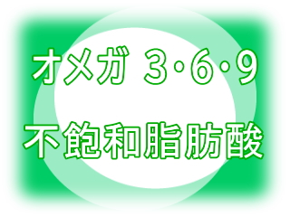 オメガ３・６・９ 不飽和脂肪酸